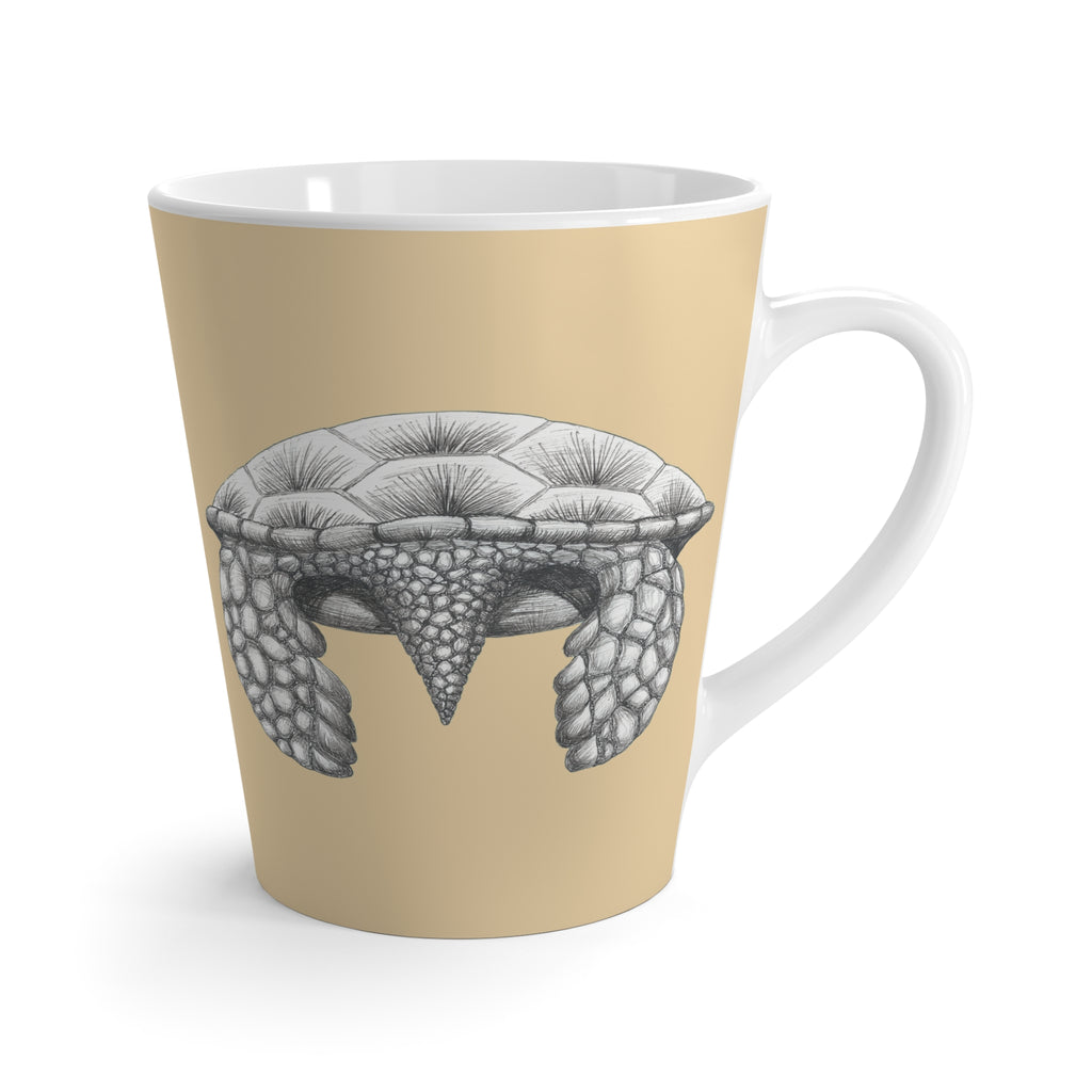 Happy Honu Latte Mug: Sandy Beige