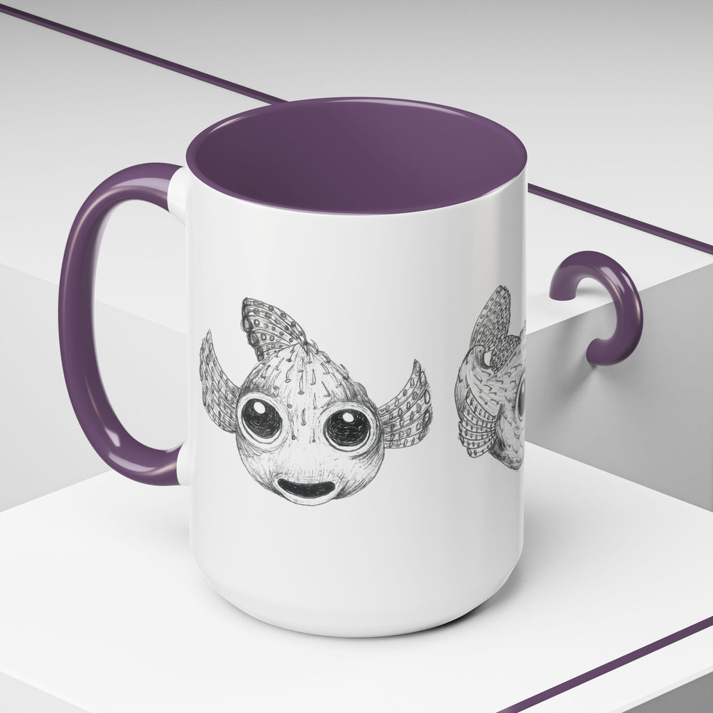 3 Fish Aloha Puffers Coffee Mug | 11oz 15oz