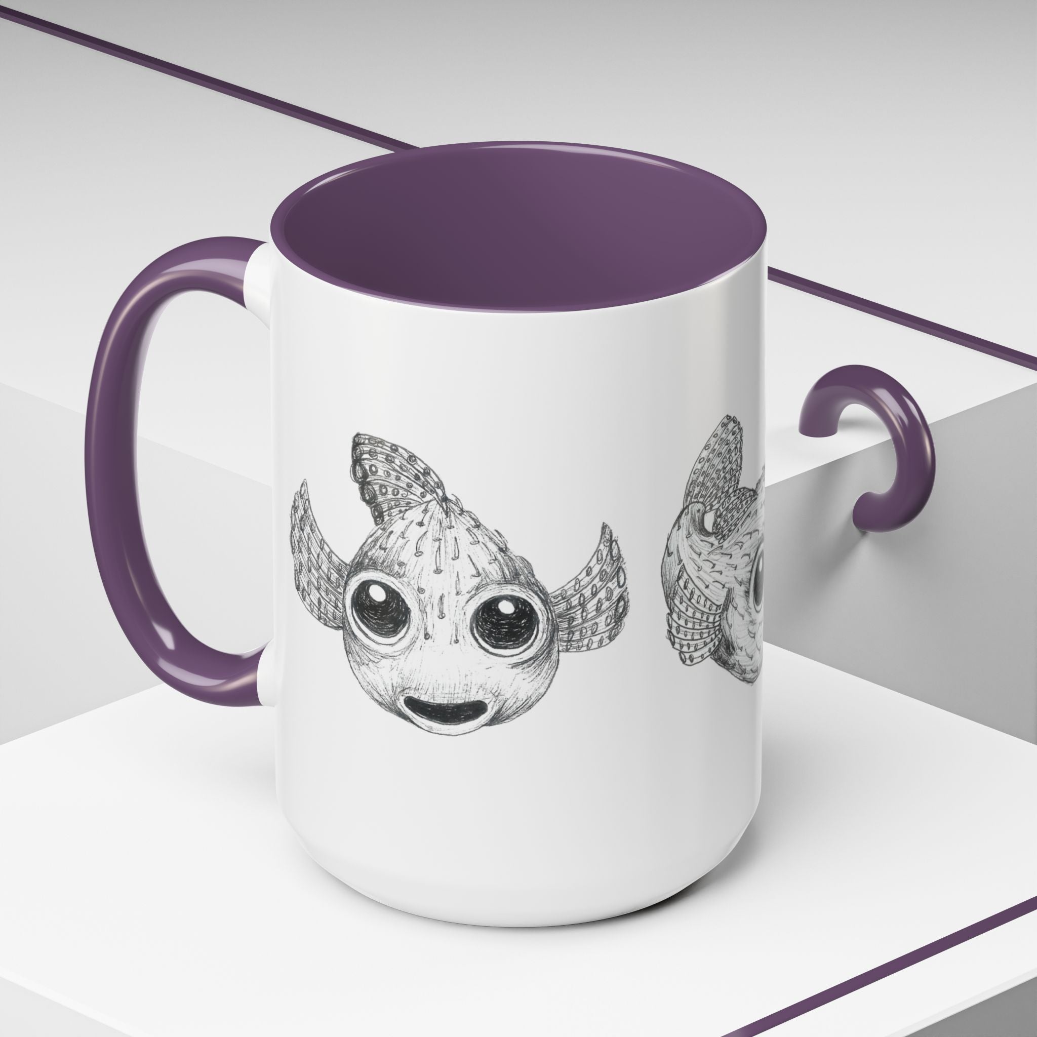 3 Fish Aloha Puffers Coffee Mug | 11oz 15oz