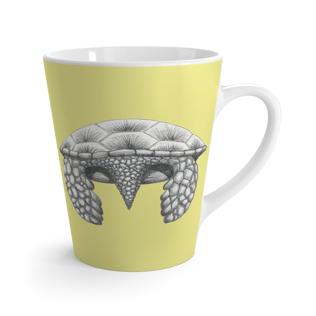 Happy Honu Latte Mug:  Sunny Yellow