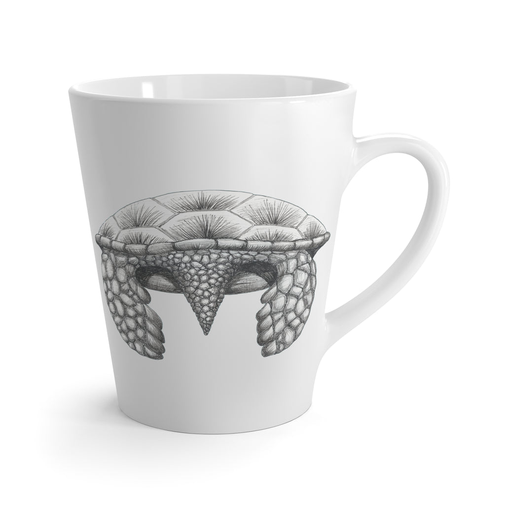 Happy Honu Latte Mug: White