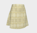 Gold Lace Nudibranch Flare Skirt
