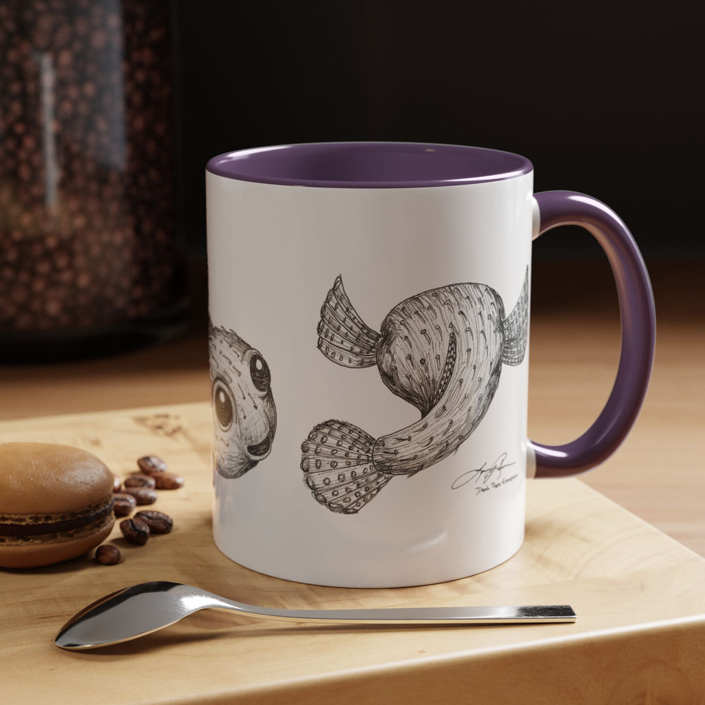3 Fish Aloha Puffers Coffee Mug | 11oz 15oz