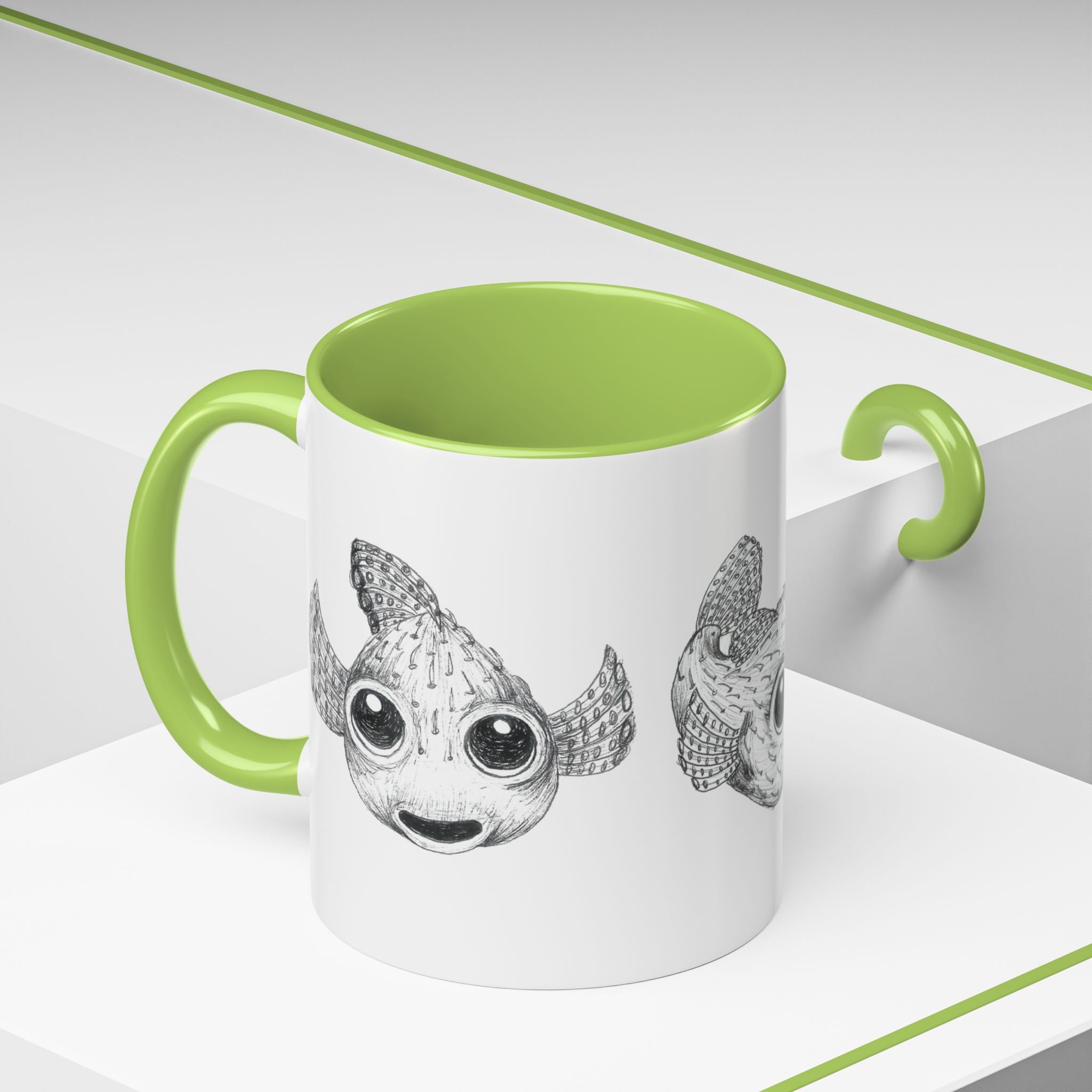 3 Fish Aloha Puffers Coffee Mug | 11oz 15oz