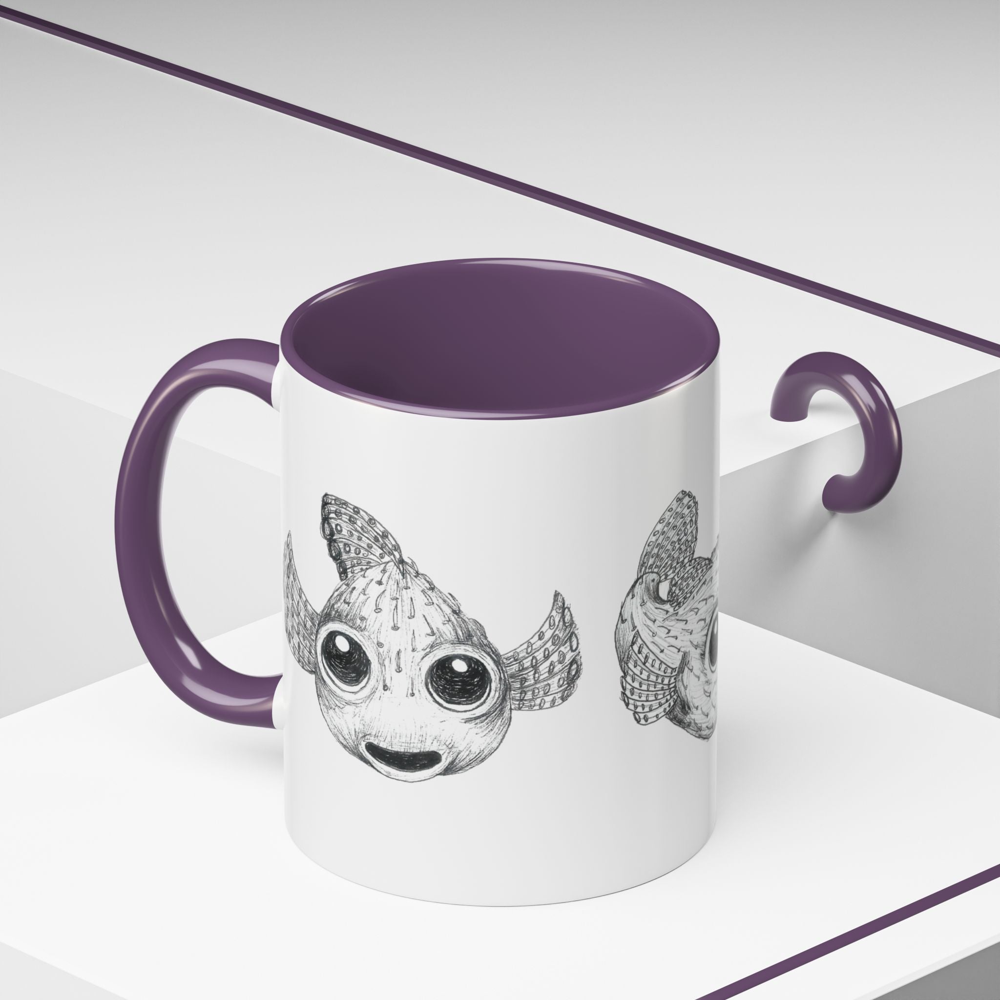 3 Fish Aloha Puffers Coffee Mug | 11oz 15oz