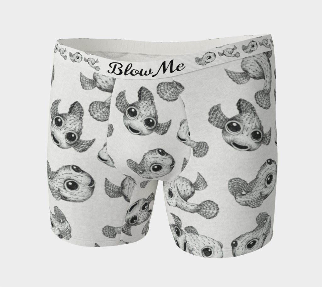 "Blow Me" Puffer Fish Boxers