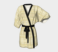 Gold Lace Kimono Short Robe