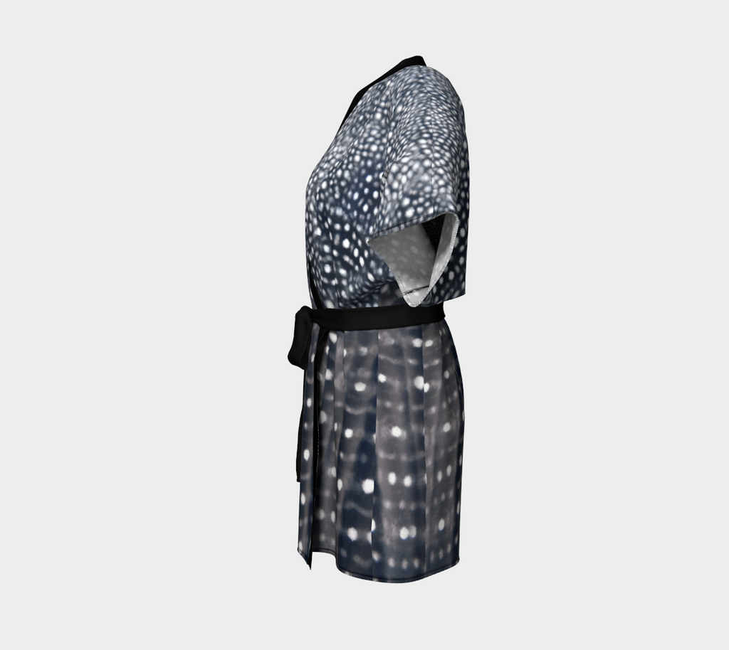 Whale Shark Kimono Short Robe