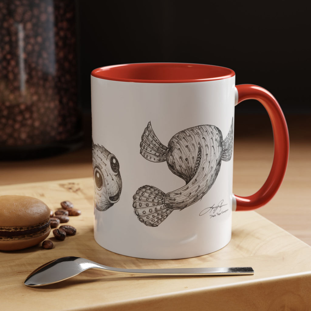 3 Fish Aloha Puffers Coffee Mug | 11oz 15oz