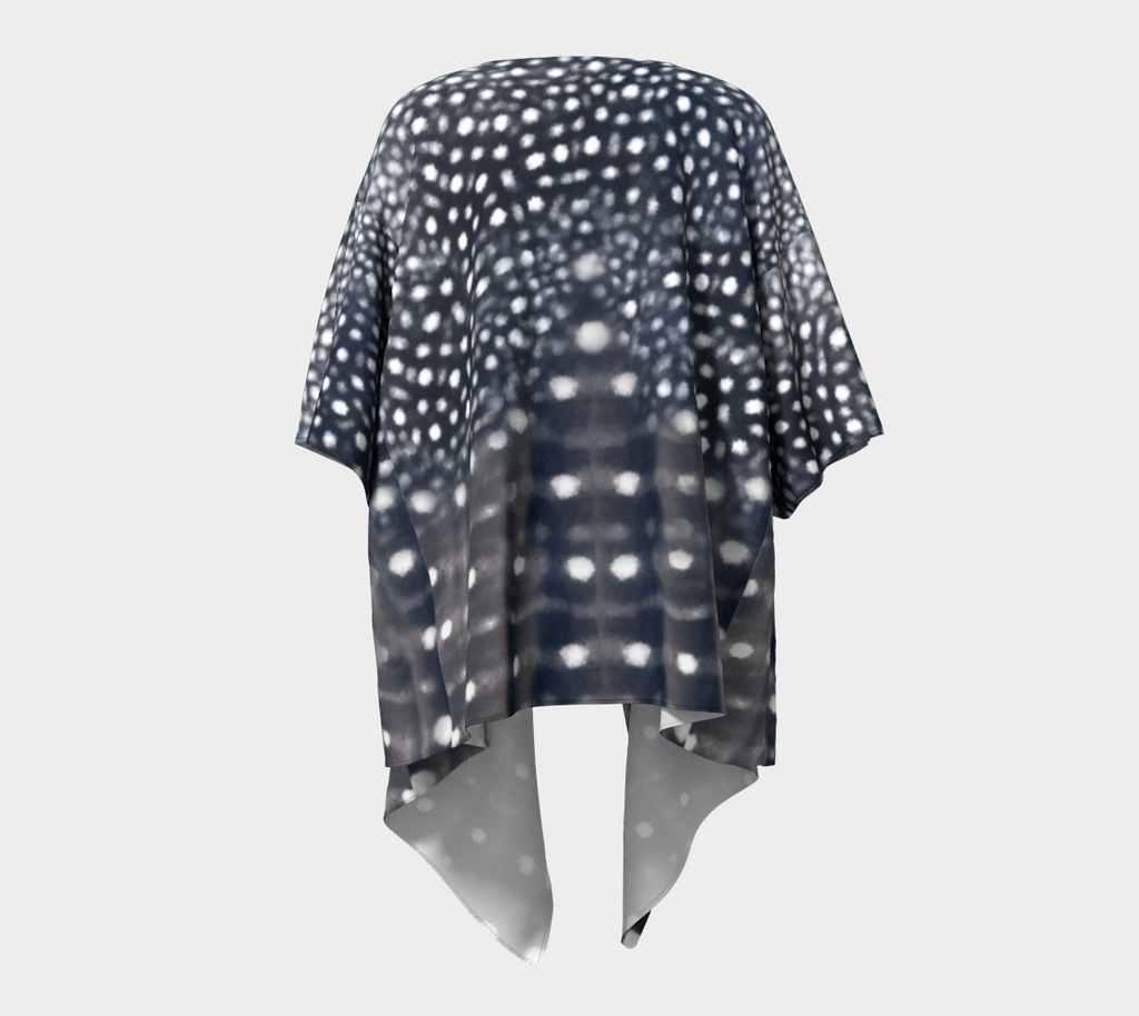 Whale Shark Drape Kimono