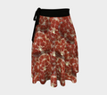 Red Starfish Wrap Skirt