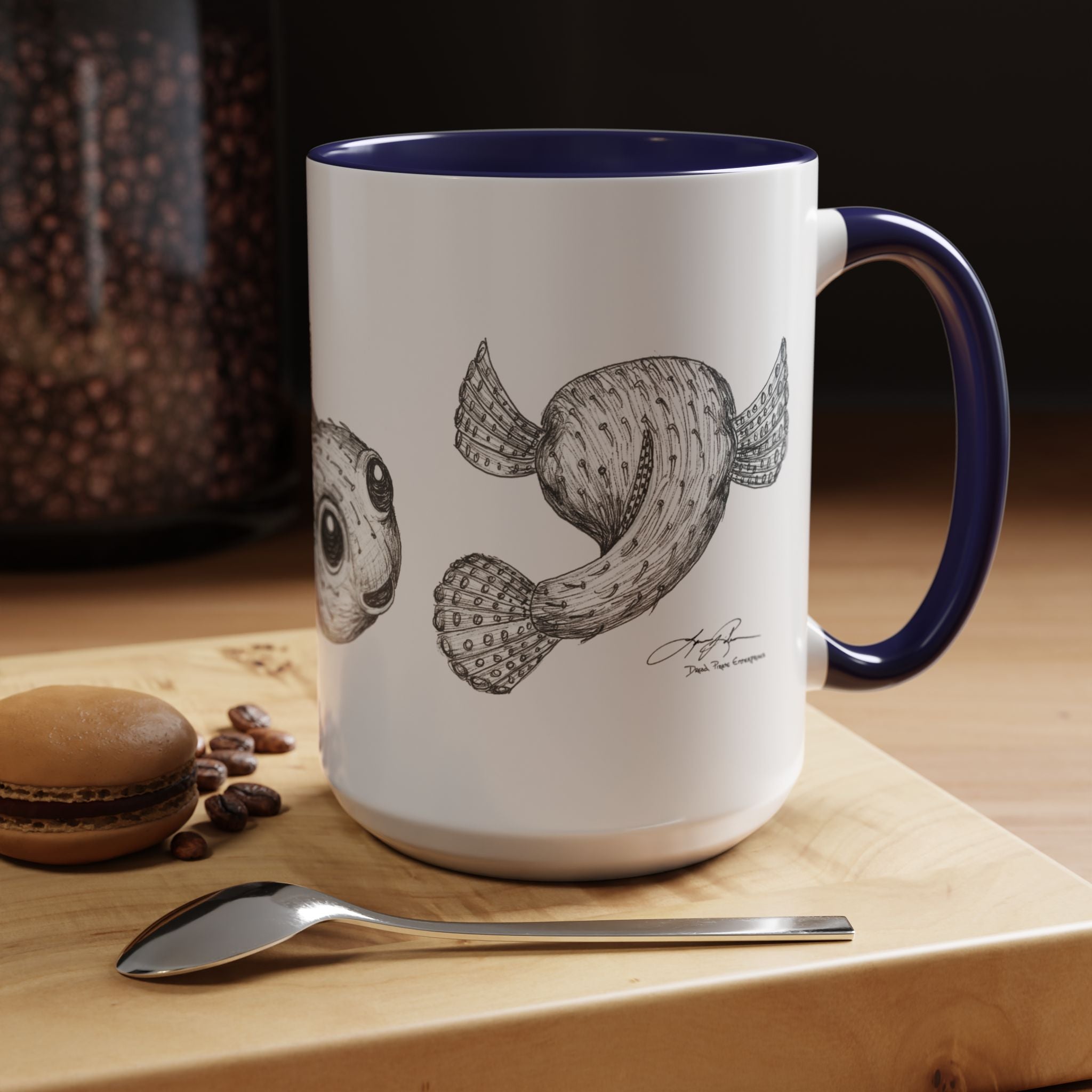3 Fish Aloha Puffers Coffee Mug | 11oz 15oz