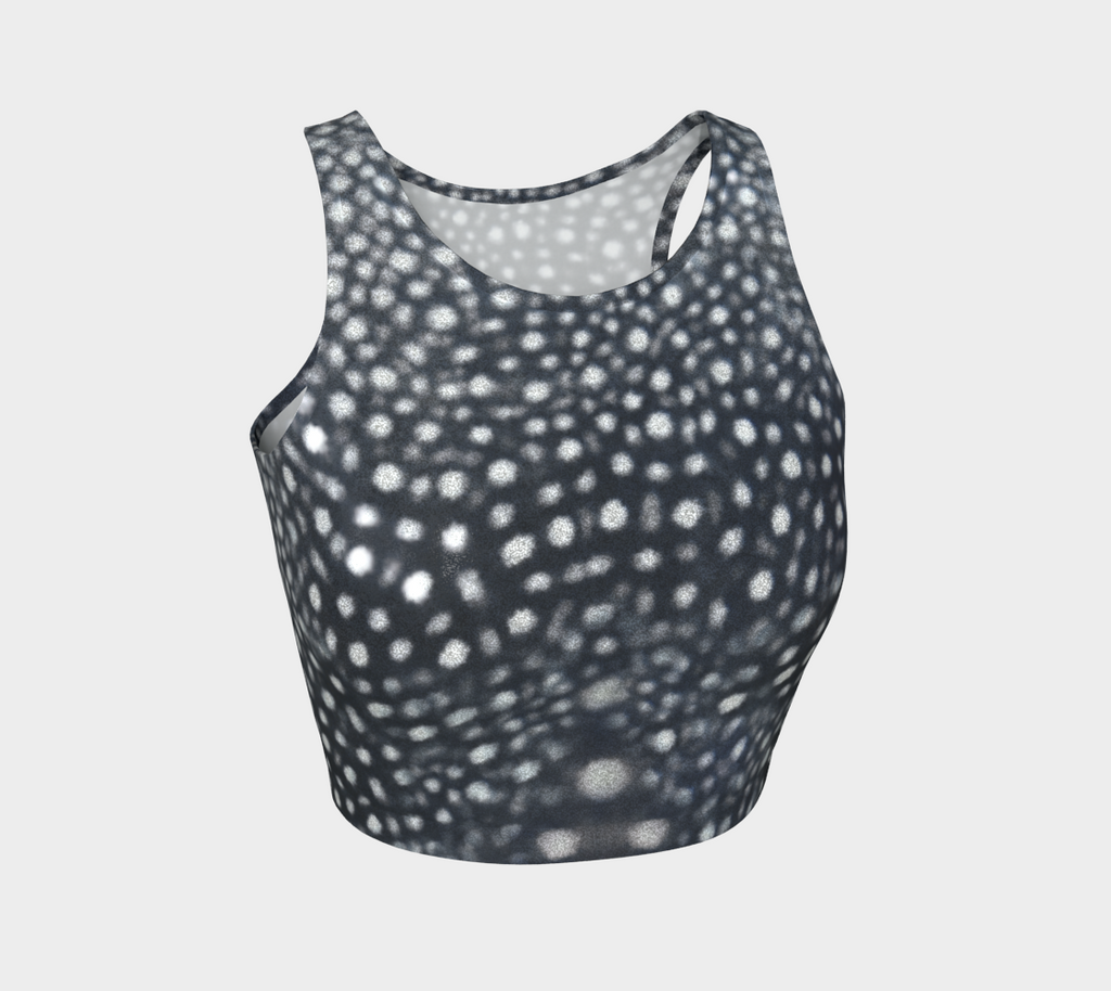 Metallic Whaleshark Crop Top