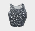 Metallic Whaleshark Crop Top