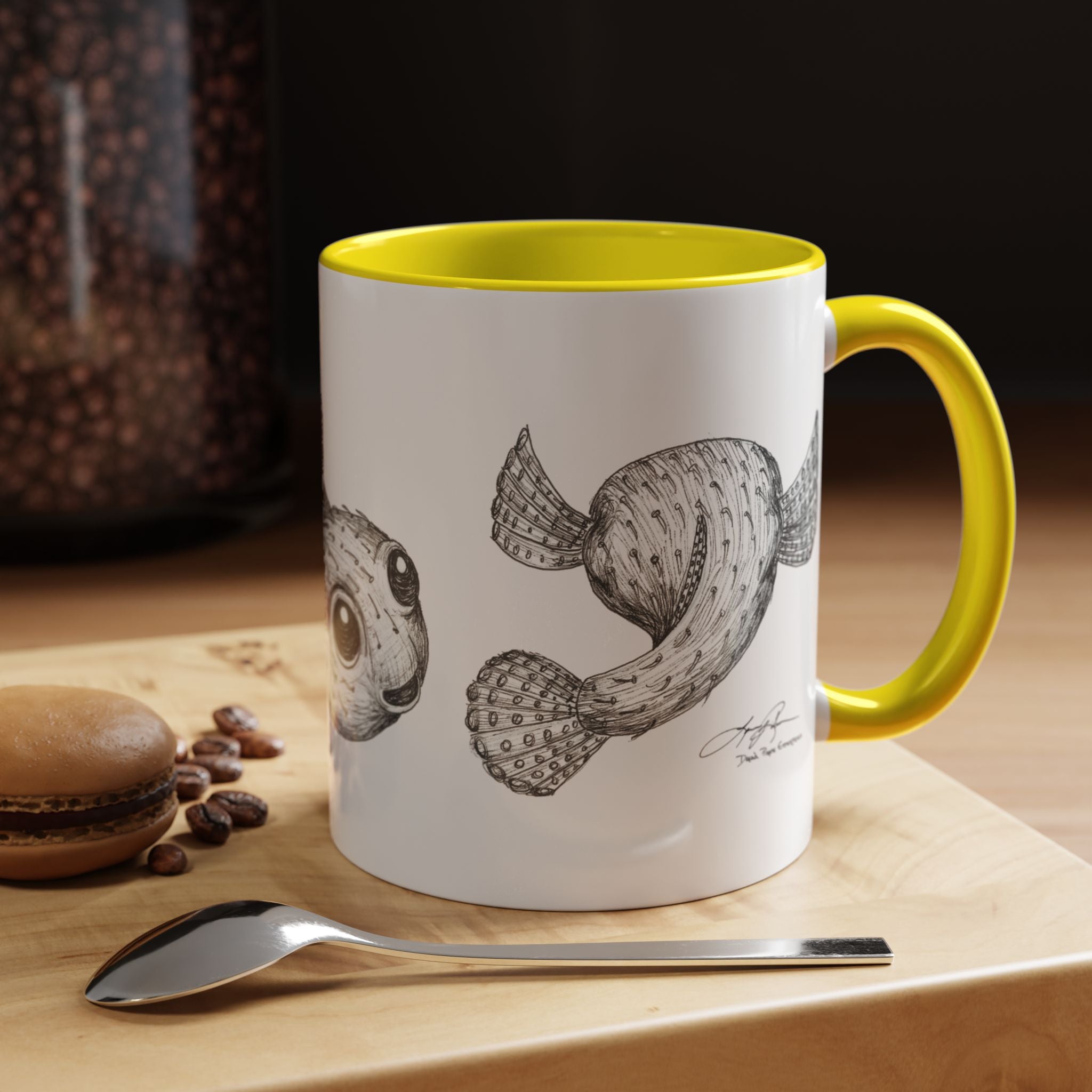 3 Fish Aloha Puffers Coffee Mug | 11oz 15oz