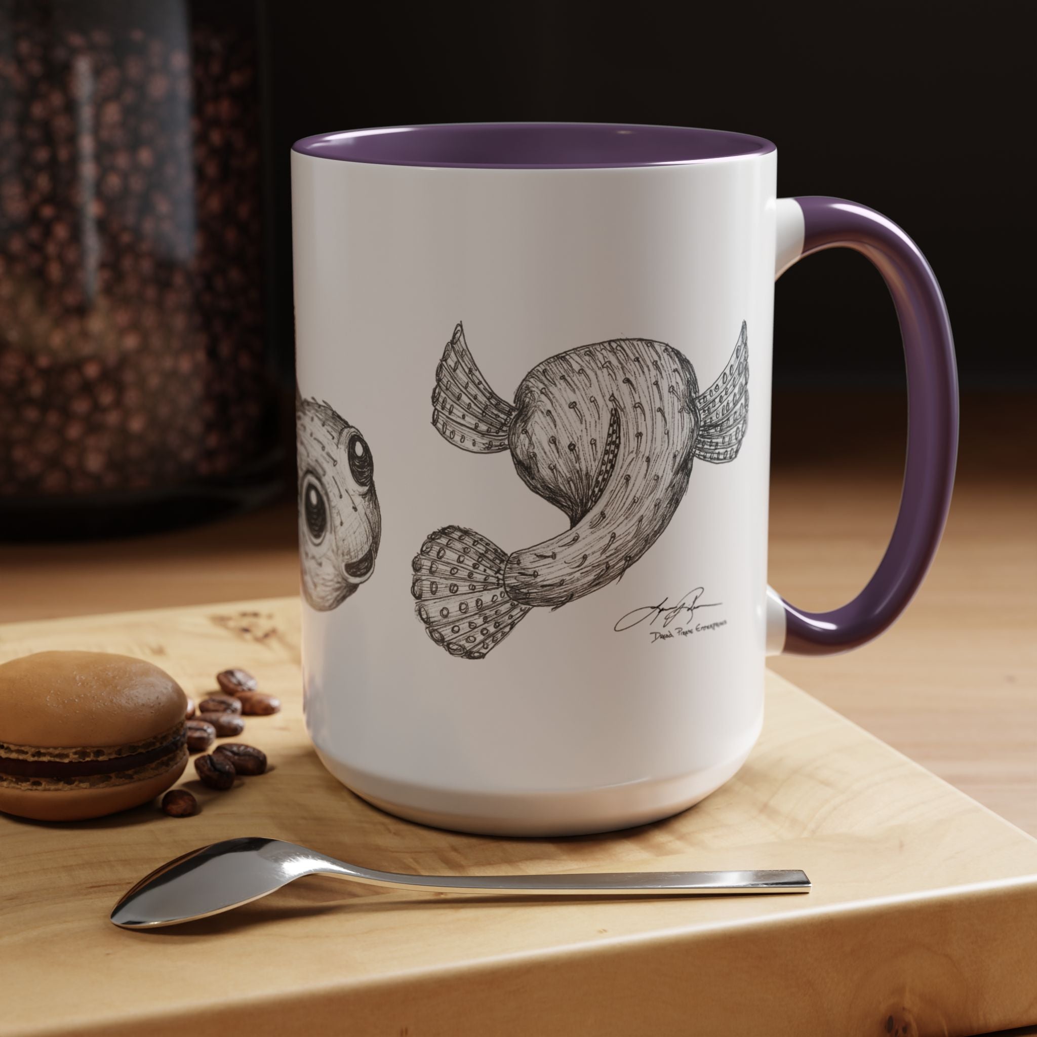 3 Fish Aloha Puffers Coffee Mug | 11oz 15oz