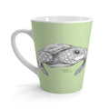 Happy Honu Latte Mug: Sea Foam Green