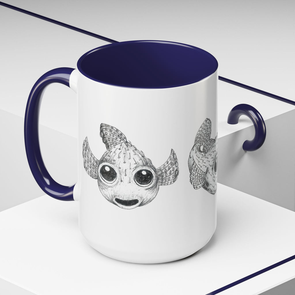 3 Fish Aloha Puffers Coffee Mug | 11oz 15oz