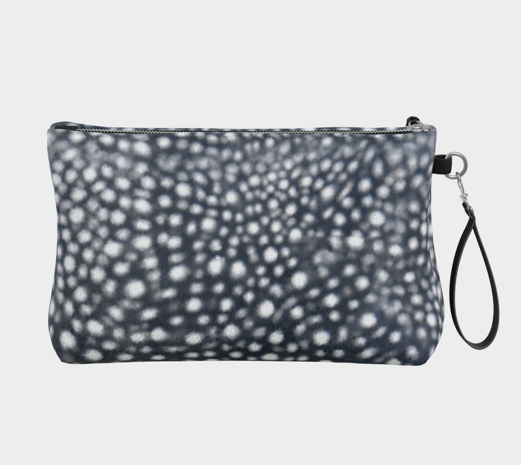 Vegan Leather Whale Shark Makeup Bag