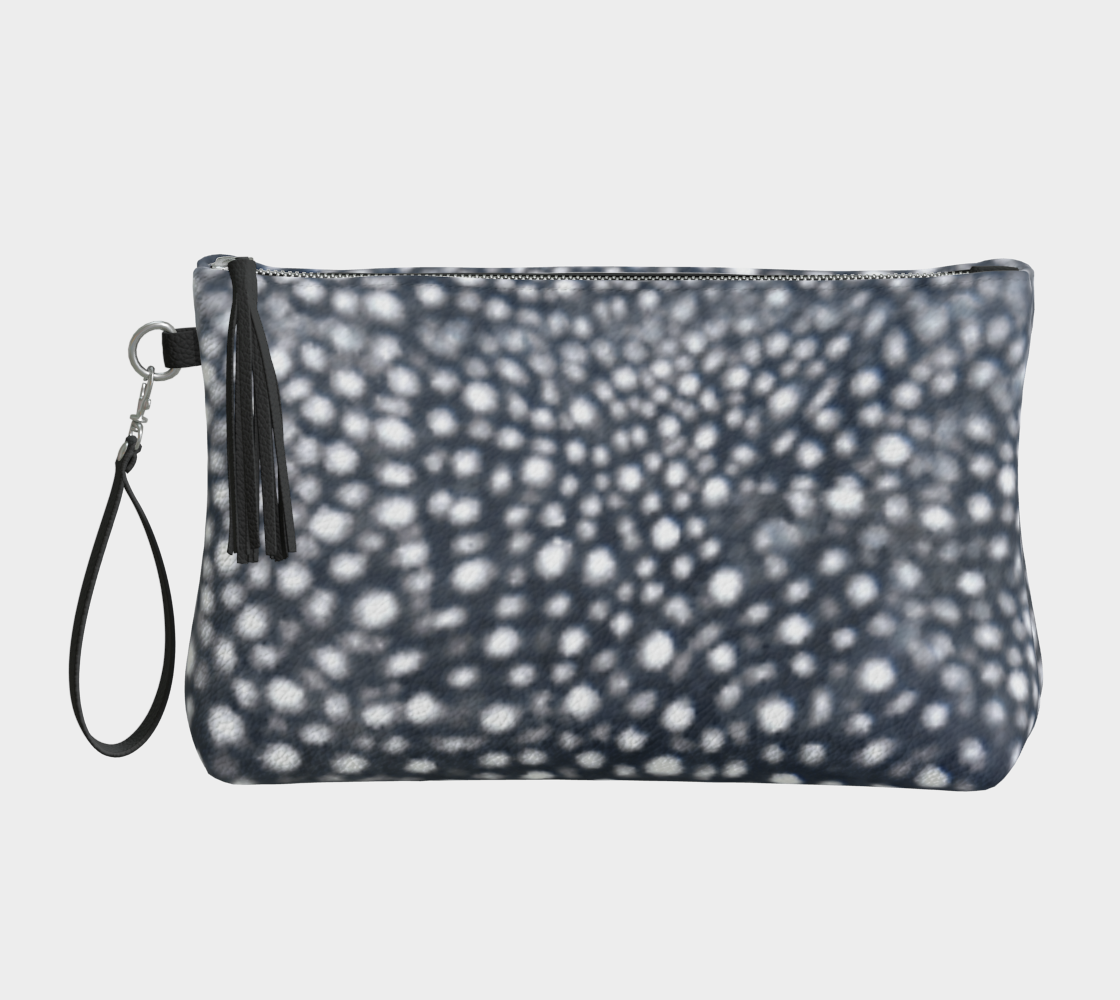 Vegan Leather Whale Shark Makeup Bag