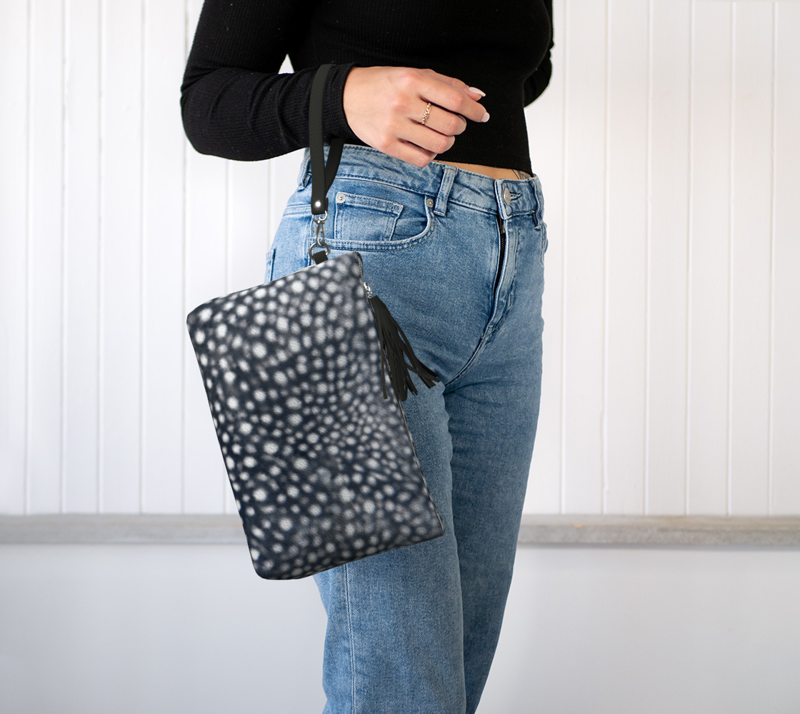 Vegan Leather Whale Shark Makeup Bag