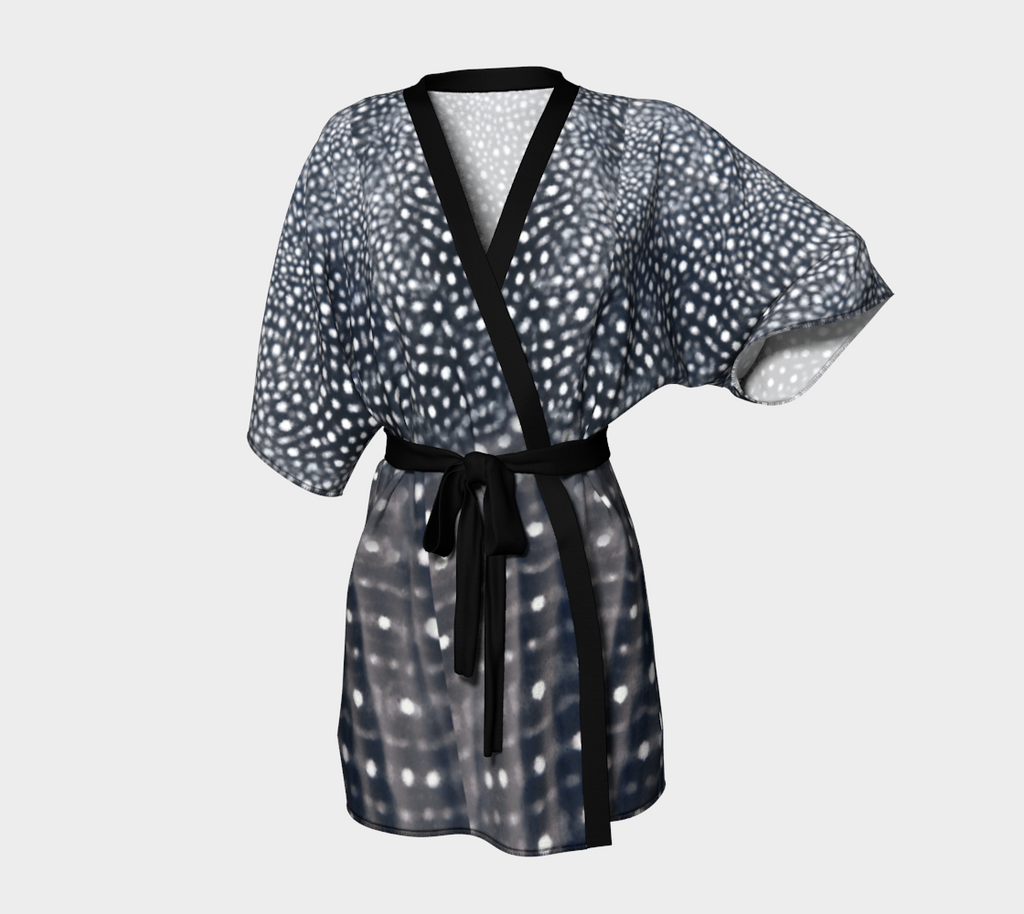 Whale Shark Kimono Short Robe