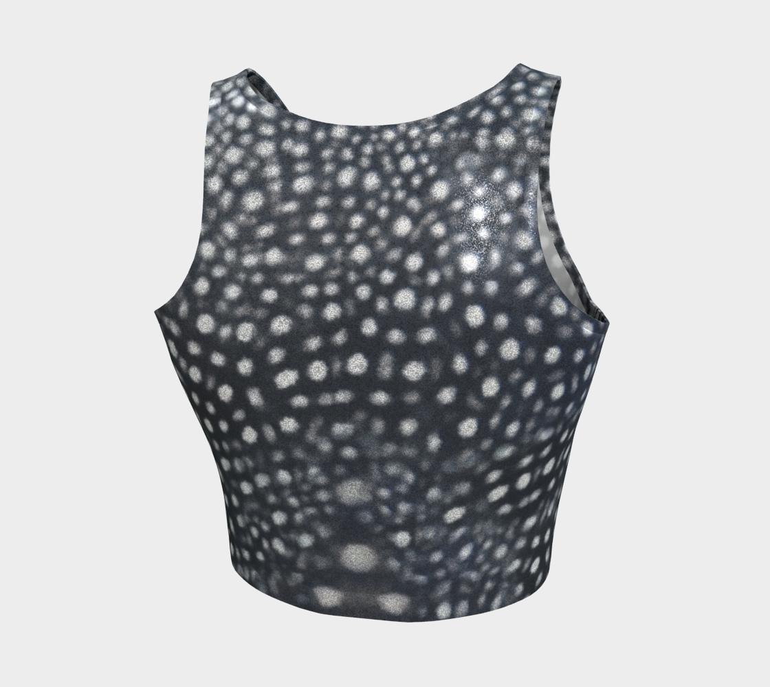 Metallic Whaleshark Crop Top